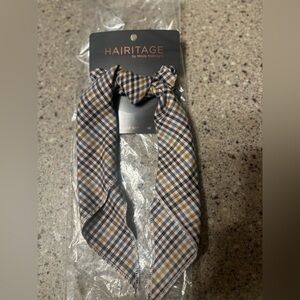 Hairitage by Mindy McKnight Plaid Hair Scarf Scrunchie New in Bag